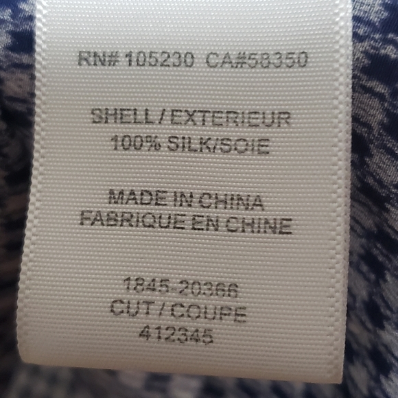 Joie Women's Silk Front Tie Blouse Medium - Picture 9 of 15